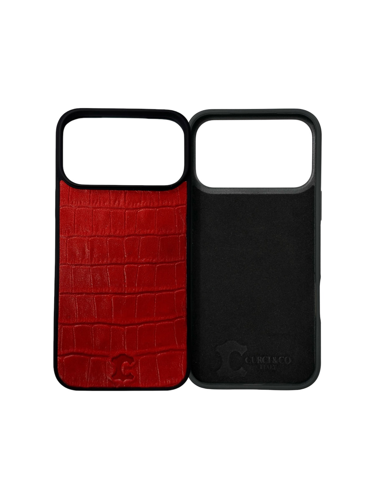 COCCODRILLO ROSSO - COVER IN VERA PELLE