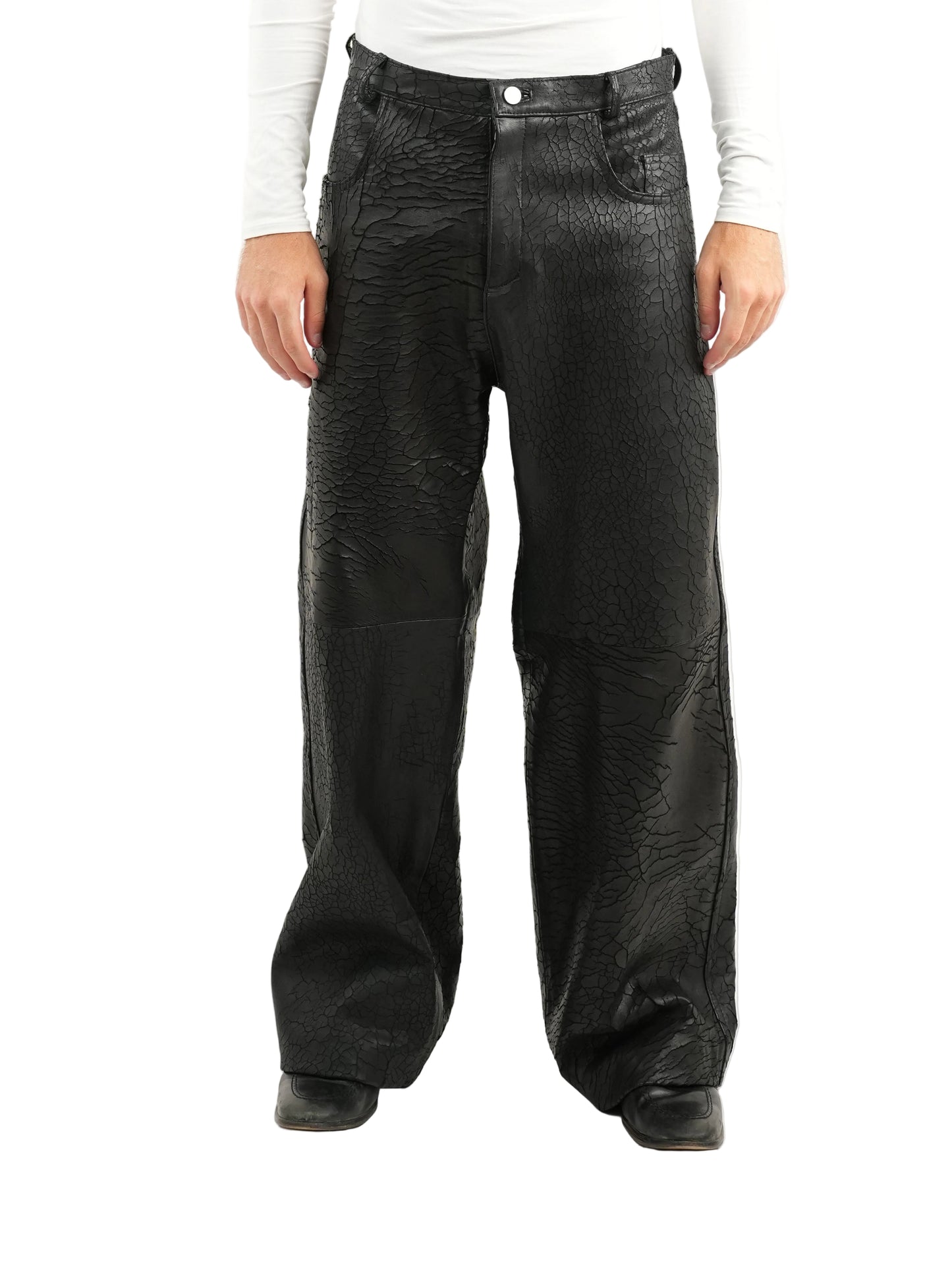 CREPA LEATHER PANTS