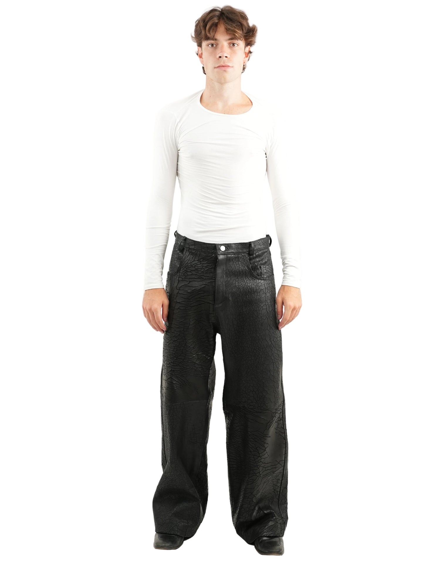 CREPA LEATHER PANTS