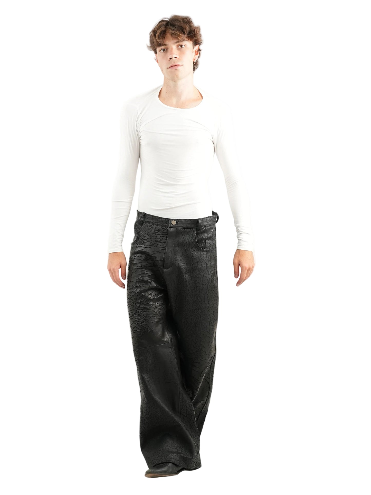 CREPA LEATHER PANTS