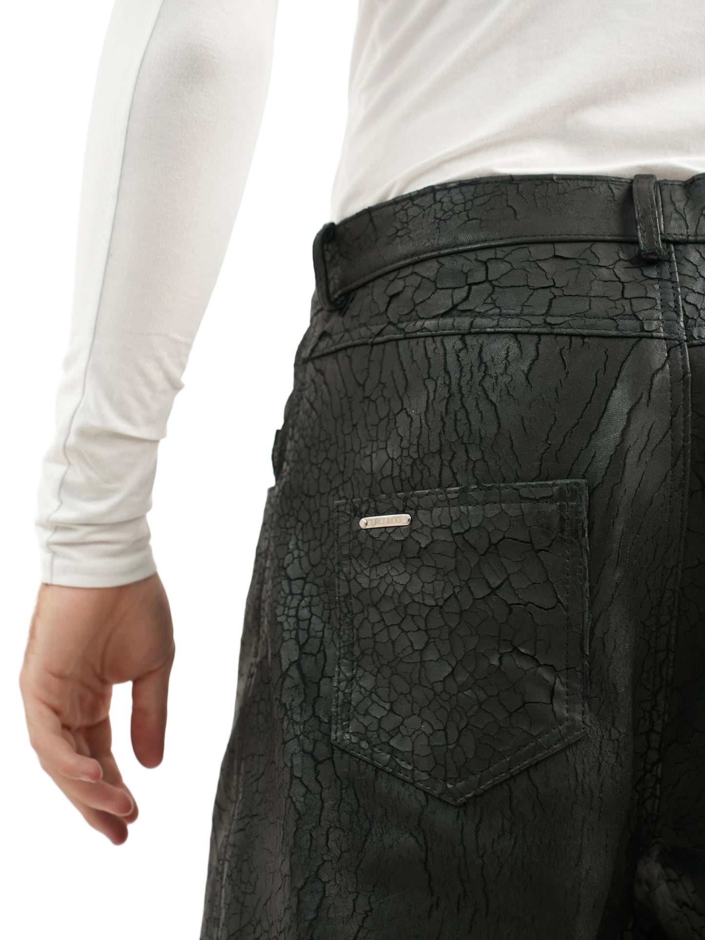 CREPA LEATHER PANTS