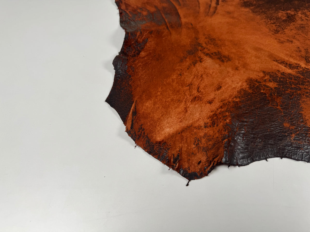 VERA PELLE RASPATO LAVA DISTRESSED