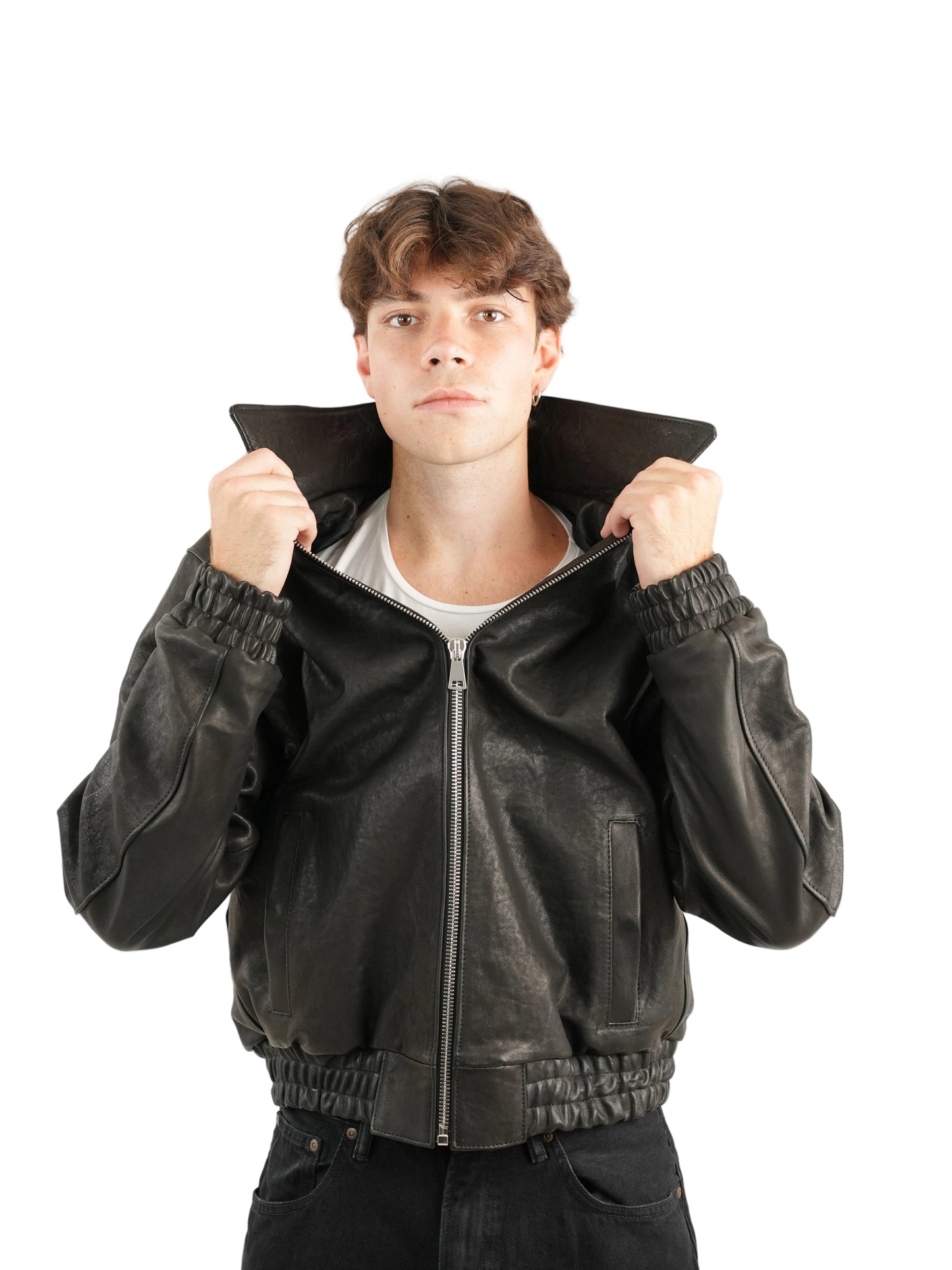 CRATERE LEATHER JACKET