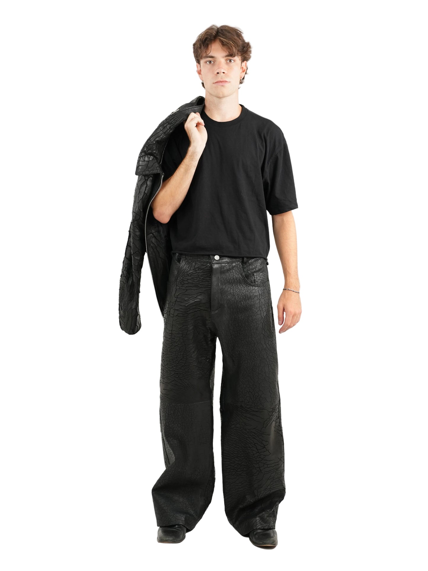 CREPA LEATHER PANTS