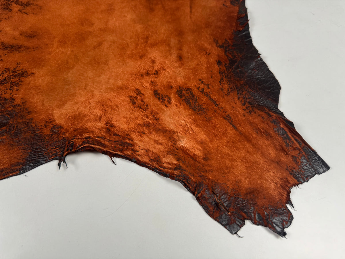 VERA PELLE RASPATO LAVA DISTRESSED