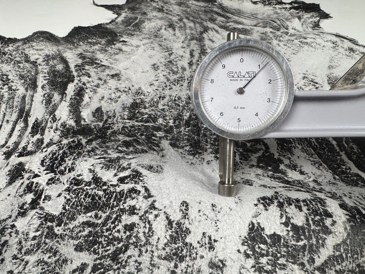 VERA PELLE RASPATO BIANCO DISTRESSED