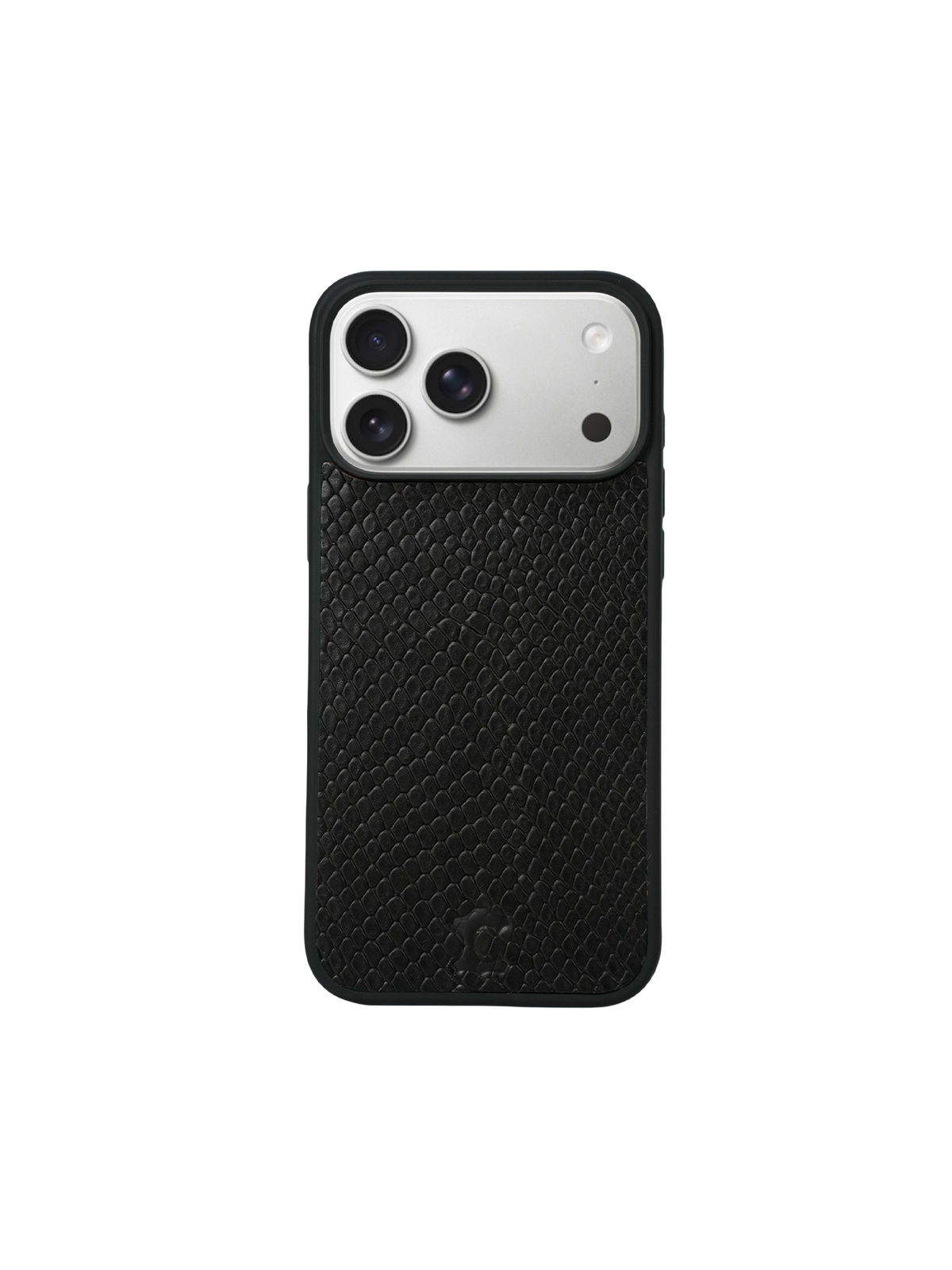 SERPENTE NERO - COVER IN VERA PELLE