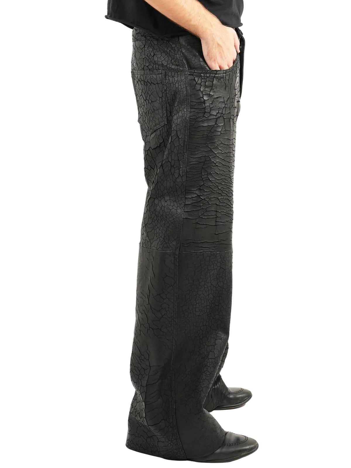 CREPA LEATHER PANTS