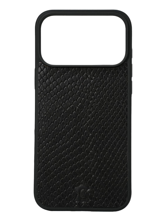 SERPENTE NERO - COVER IN VERA PELLE
